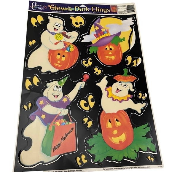 Bundle 3 Hologram Halloween Window Clings - Picture 4 of 13